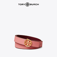 TORY BURCH 汤丽柏琦 LOGO金属扣双面皮带 64926