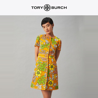 TORY BURCH 汤丽柏琦 21假日女装 NADIA 复古印花连衣裙 76907