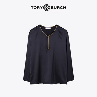 TORY BURCH 汤丽柏琦 21假日女装 真丝休闲衬衫 78826