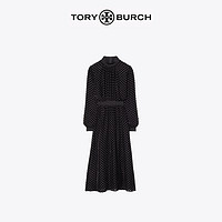 TORY BURCH 汤丽柏琦 21假日女装 黑色波点连衣裙 62152