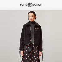 TORY BURCH 汤丽柏琦 21假日女装 毛绒夹克短外套 61932