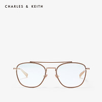 CHARLES&KEITH2020秋冬配饰CK3-41280407方形镜片细框太阳眼镜