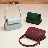 CHARLES&KEITH2020冬季新品CK2-80781366女士编织手柄手提单肩包