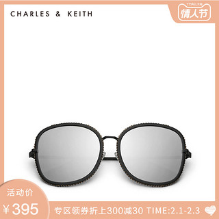 CHARLES & KEITH CHARLES＆KEITH墨镜CK3-71280317蝶形太阳镜