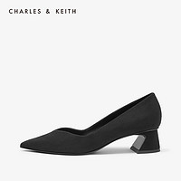 CHARLES&KEITH女鞋CK1-60920146建筑跟饰女士尖头高跟鞋