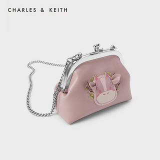 CHARLES＆KEITH2021春季新品CK11-80151018新年卡通牛儿童口金包