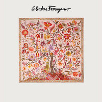 Salvatore Ferragamo/菲拉格慕  女士生命之树印花围巾 697990