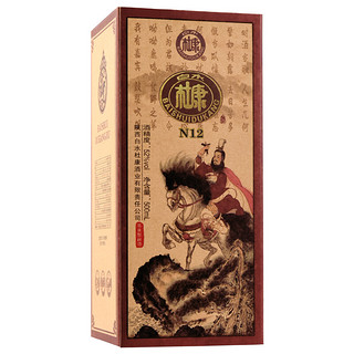 BAISHUIDUKANG 白水杜康 N12 52%vol 浓香型白酒 500ml*6瓶 整箱装