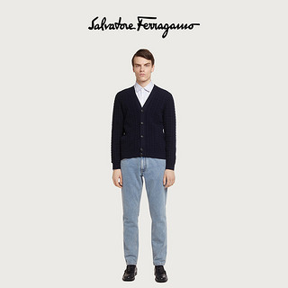 Salvatore Ferragamo/菲拉格慕 男士GANCINI提花开衫 734717