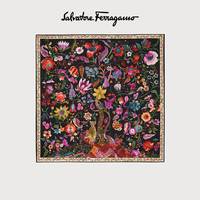 Salvatore Ferragamo/菲拉格慕 女士印花桑蚕丝围巾 742735
