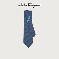 Salvatore Ferragamo/菲拉格慕 男士企鹅印花桑蚕丝领带 741979