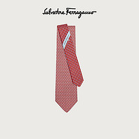 Salvatore Ferragamo/菲拉格慕 男士威尼斯印花桑蚕丝领带 742352