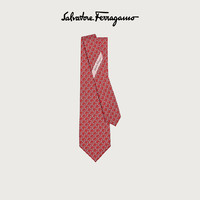 Salvatore Ferragamo/菲拉格慕 男士高尔夫印花桑蚕丝领带 740626