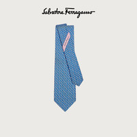 Salvatore Ferragamo/菲拉格慕 男士蜂后印花桑蚕丝领带 740389