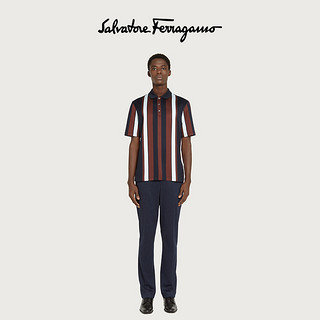 Salvatore Ferragamo/菲拉格慕 男士平纹针织棉质POLO衫 742518