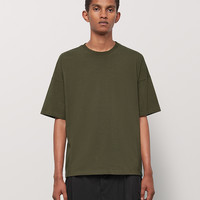 BOTTEGA VENETA2019春夏男浅雨林绿色棉质 BV T恤衫