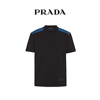 Prada/普拉达黑色时尚简约百搭短袖T恤