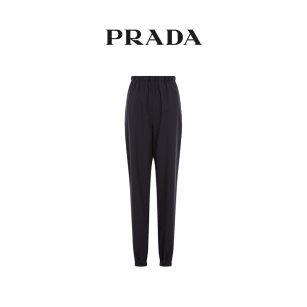 商品prada/普拉达轻质羊毛女士弹力百搭实用休闲长裤