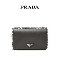 Prada/普拉达尼龙和Saffiano 皮革单肩包