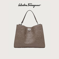 Salvatore Ferragamo/菲拉格慕 女士中号TRIFOLIO购物袋 741341