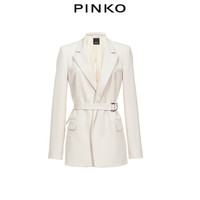 PINKO女装收腰系带中长款西装外套1N12LW7624