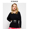 PINKO女装纯羊绒圆领针织衫 1G13X5Y3UP