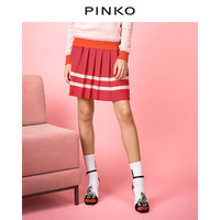 PINKO女装条纹百褶针织半身裙短裙下装 3U10FCY56D