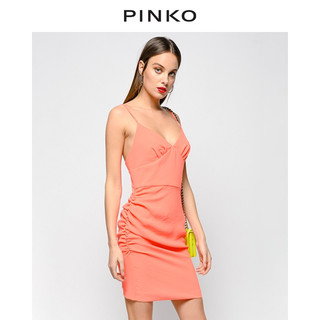 PINKO春夏女装吊带修身连衣裙 1B13NB7438