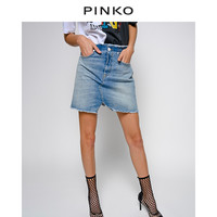PINKO春夏女装牛仔超短裙半身裙 1X10DYY5A8
