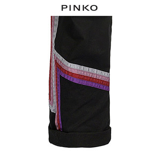 PINKO春夏女装直筒卷边九分裤休闲裤1X10FXY5DQ