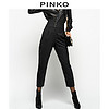 PINKO 女装金银纱细条纹西装裤长裤1G14CR7612