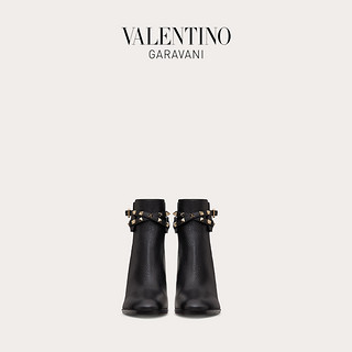 VALENTINO GARAVANI/华伦天奴 Rockstud 粒面小牛皮铆钉短靴