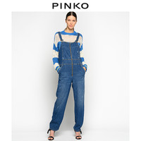 PINKO 女装休闲背带牛仔裤1J10EUY5X8