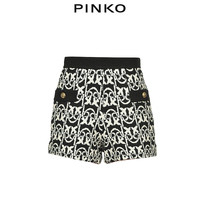 PINKO 女徽标印花针织短裤1N12R68234
