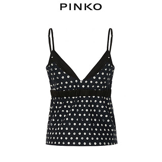 PINKO 女装波点印花内衣式吊带上衣1Q10498107