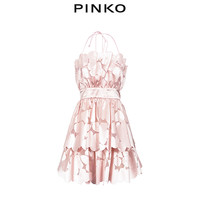 PINKO 女装印花吊带短款连衣裙1B14AKY669