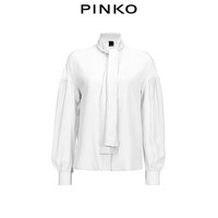 PINKO女装宫廷系带灯笼长袖衬衫1N12J17311