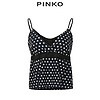 PINKO 女装波点印花内衣式吊带上衣1Q10498107