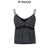PINKO 女装波点印花内衣式吊带上衣1Q10498107