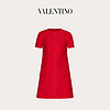 Valentino/华伦天奴女士新品 红色 Crepe Couture 刺绣短裙