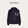 Valentino/华伦天奴男士新品 蓝色 VLTN 印花尼龙防风夹克