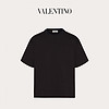 Valentino/华伦天奴男士新品 黑色 ROCKSTUD UNTITLED 铆钉 T 恤