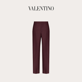 Valentino/华伦天奴男士新品 红色 马海毛羊毛长裤