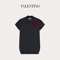 Valentino/华伦天奴 提花Flowersity和VLTN刺绣背心