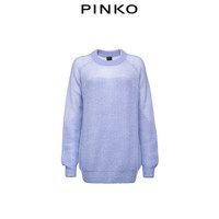 PINKO2020秋冬女装马海毛混纺罗纹针织毛衣1G156VY6E2