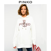 PINKO2020秋冬女装珍珠印花休闲卫衣1G15BSY1C8