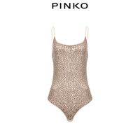 PINKO2020秋冬女装闪亮珠片连体吊带上衣1C10BA8185