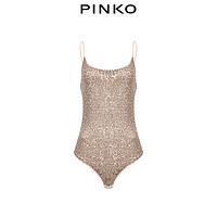 PINKO2020秋冬女装闪亮珠片连体吊带上衣1C10BA8185