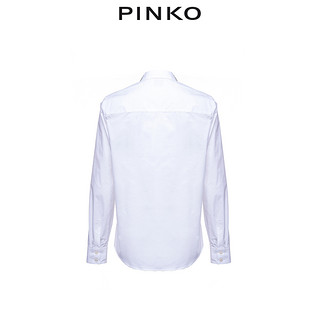 PINKO2020秋冬女装铆钉装饰纯色衬衫1G15CZ8179