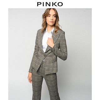 PINKO2020秋冬女装铆钉装饰纯色衬衫1G15CZ8179